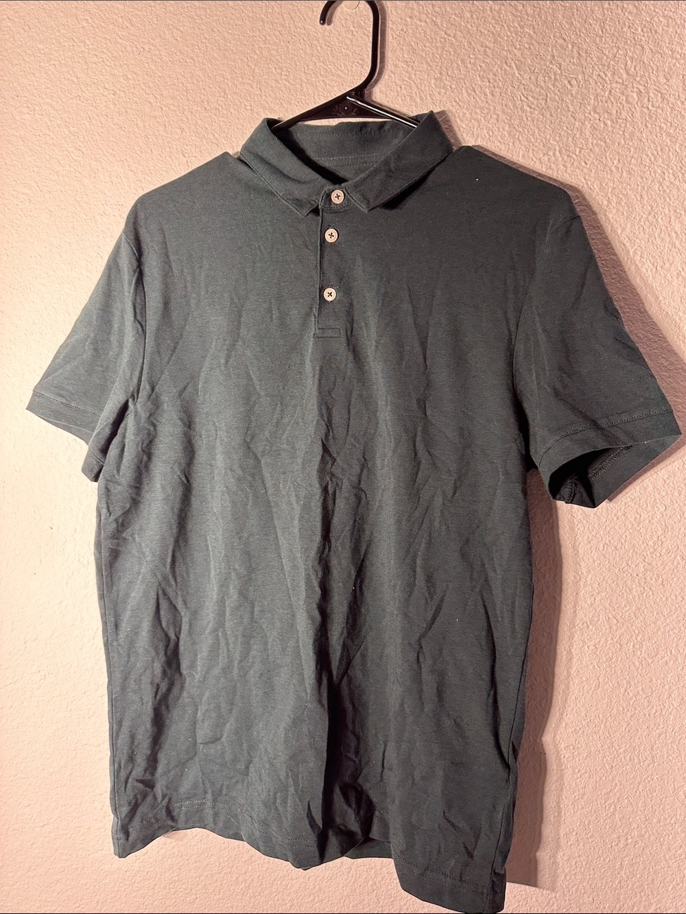 Brand New H&M Men's Forest Green Polo Shirt